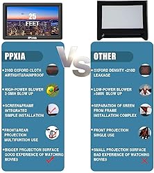 PPXIA Inflatable Movie Screen - Outdoor Projector