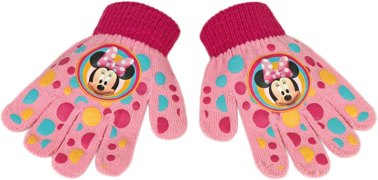 Minnie 2200000366 - Guantes mágicos para niños, Color Rosa, Talla única ...