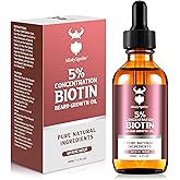 MistySprite Biotin Beard Oil for Men - 5% Concentration, Mystic Hour Scent, 2 oz (Pack of 9) - Natural Men's Beard Oil with Argan Oil, Jojoba Oil and Vitamin E, Beard Growth Softener, Moisturizer