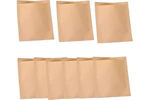 MYUBWTF 100 Pack Breakfast Paper Bags Deli Bags, 7 x 6.7 in Kraft Dry Wax Paper Sandwich Bags, Waterproof & Grease-proof Paper Bags for Pastries Pizza Slices Chicken Nuggets Fish Panini Garlic Toast (7*6.7IN)