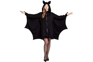 Spooktacular Creations Black Bat Costume Women, Halloween Costumes for Adults