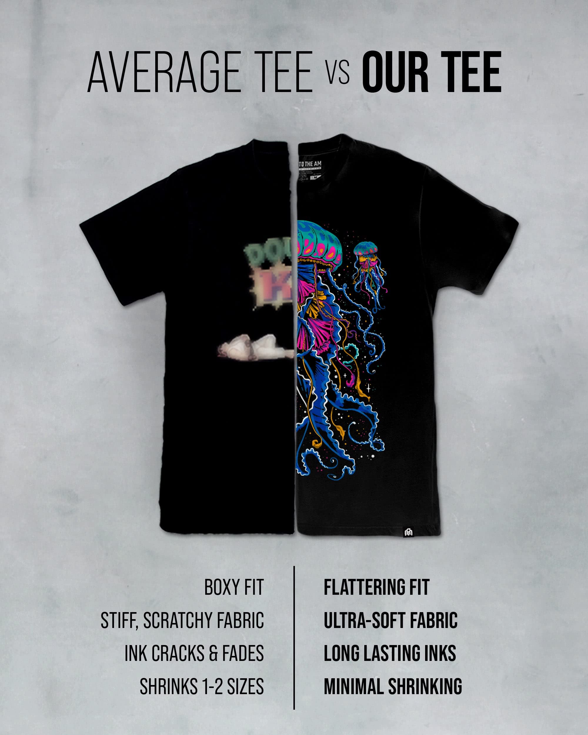 INTO THE AM Men's Graphic T-Shirts S - 4XL Premium Short Sleeve Tees Cool Nature Designs