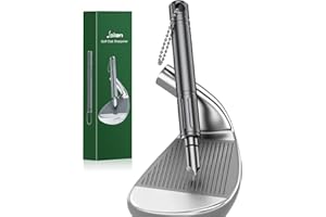 Jiskan Pro Golf Club Grooves Sharpener Cleaner Tool for Wedges&Irons, Essential Golf Accessories Golf Gifts for Men Cool Golf Gear Unique Golf Bag Accessories Golf Gadget