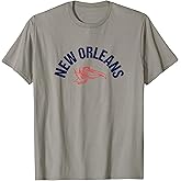 New Orleans Native Pelican Thowback Retro New Orleans Pro T-Shirt
