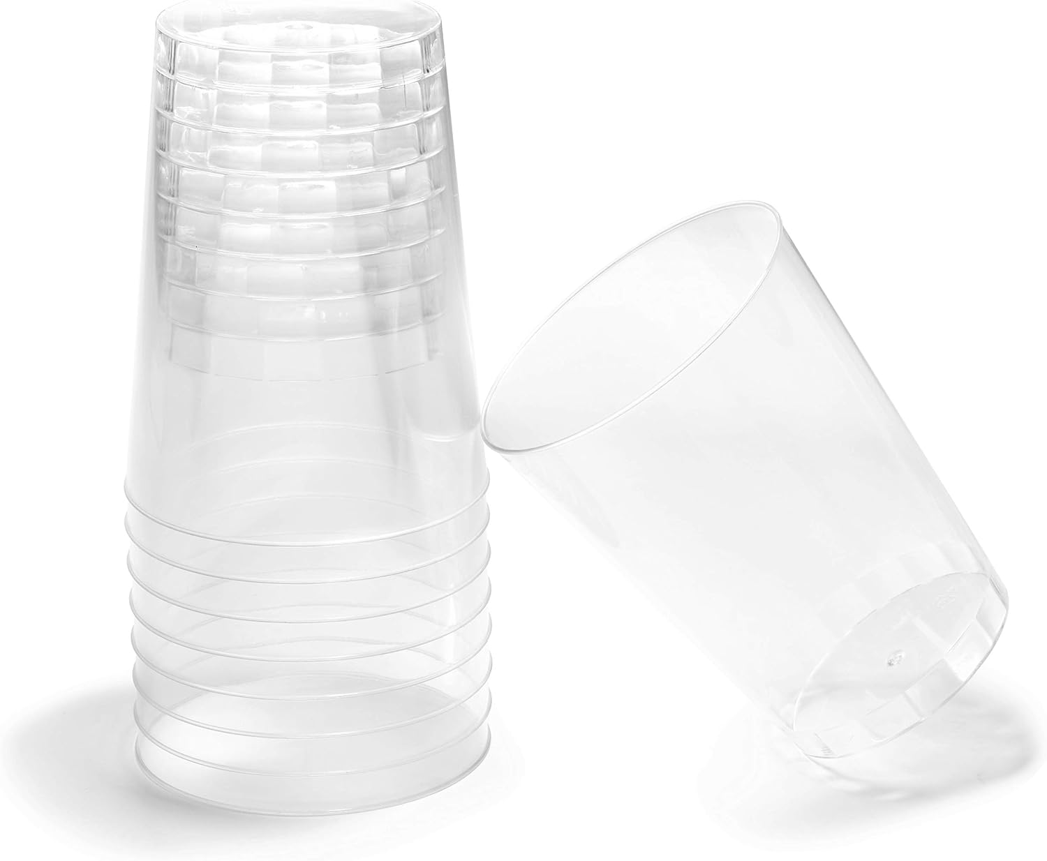 " OCCASIONS" 50 Plates Pack (25 Guests)-Heavyweight Wedding Party Disposable Plastic Plate Set -25 x 10.5'' Dinner + 25 x 7.5'' Salad/Dessert plates (Plain White): Kitchen & Dining