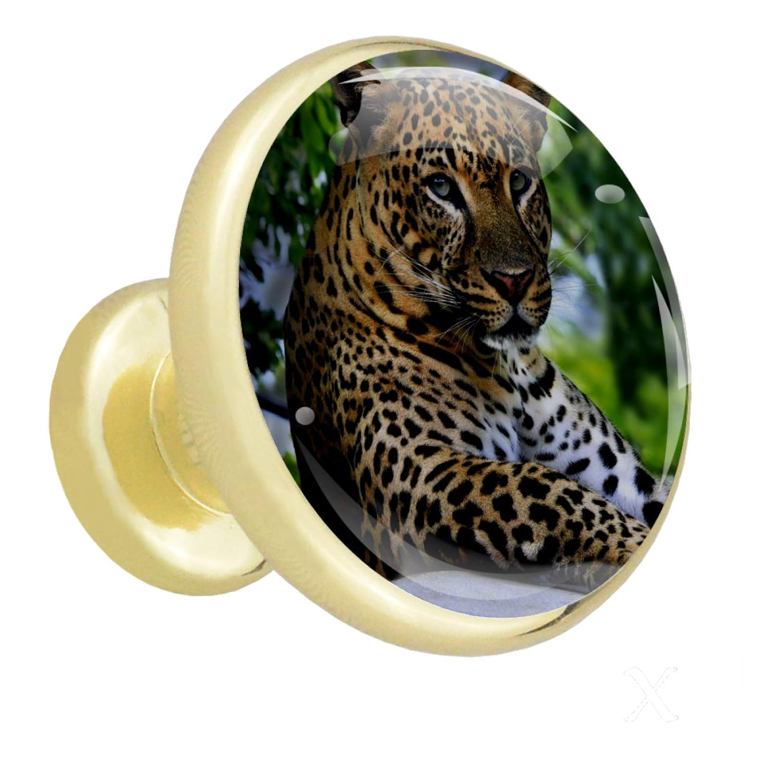 Möbelknopf Natürlicher Tiertiger Schubladen knöpfe Kristall für