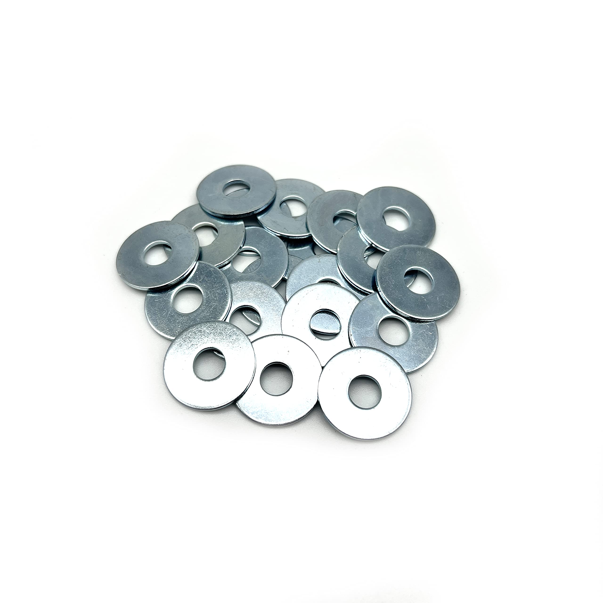 Glengor M8 x 25mm Repair Washers | Steel Zinc Plated | Mudguard Washer, Penny Washer | Pack of 20