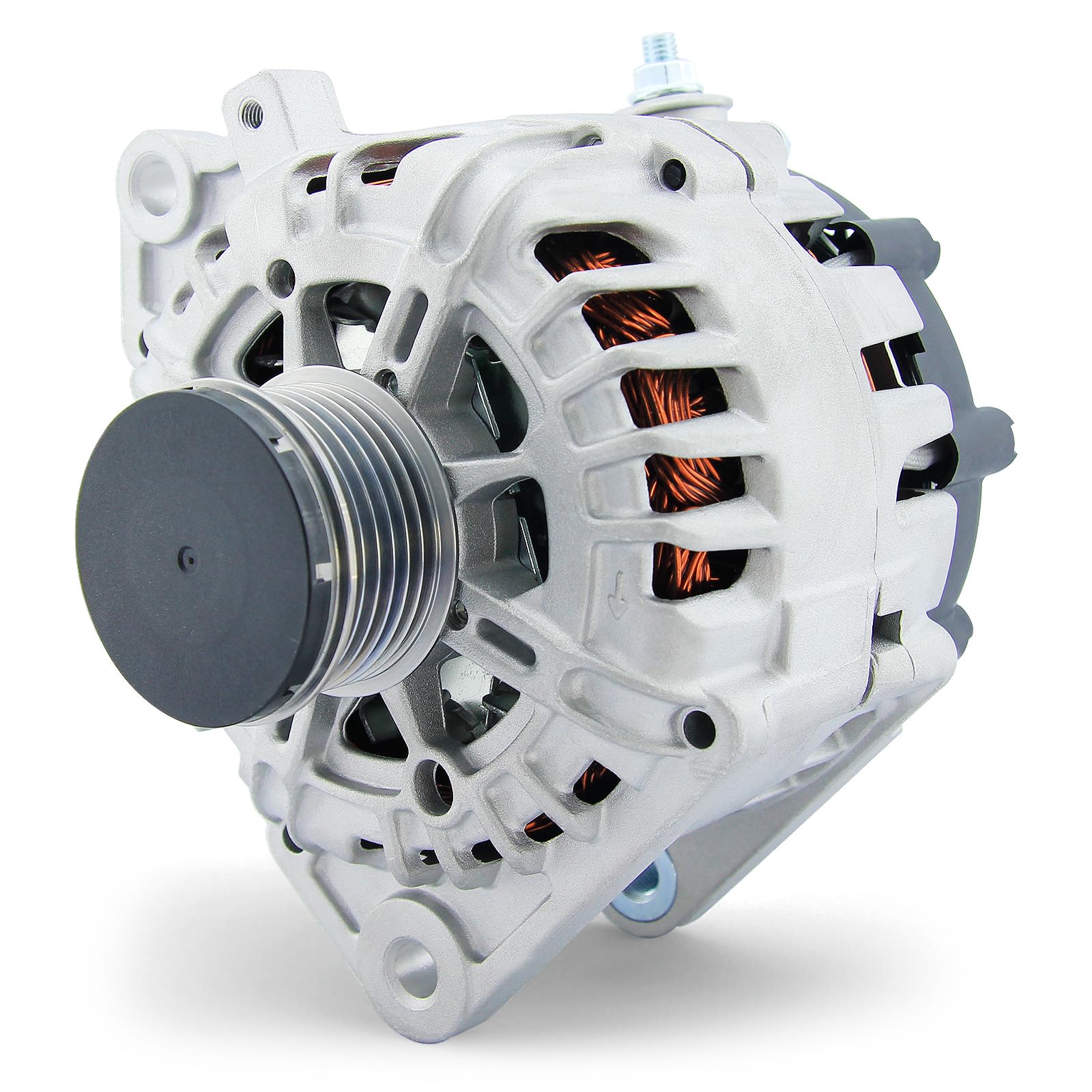 Photo 1 of 11258N Alternator Fit for 2007-2012 Nissan Altima, 2007 2008 2009 2010 2011 2012 Sentra, 2011-2013 Rogue, 2014 2015 Rogue Select L4, Alternator 12V 110Amp 6-Groove, TG12C032 TG12C116400-40102