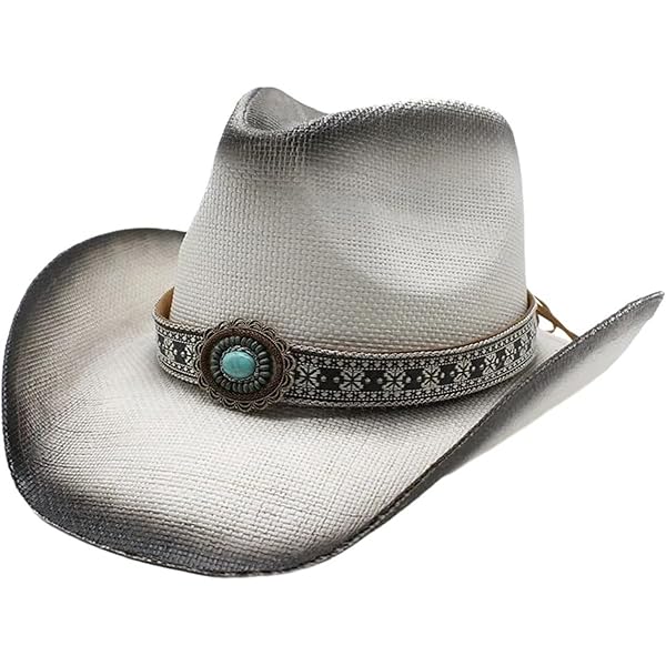 EOGIMI Cowboy Hat for Women Men Bling Diamond Party Disco  display picture 3