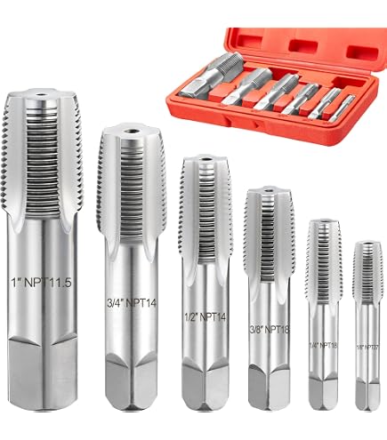 Taraud Fileté à Droite HSS 1-3/16-16 TPI - Outil De Taraudage Précis Pour Métal Et CNC