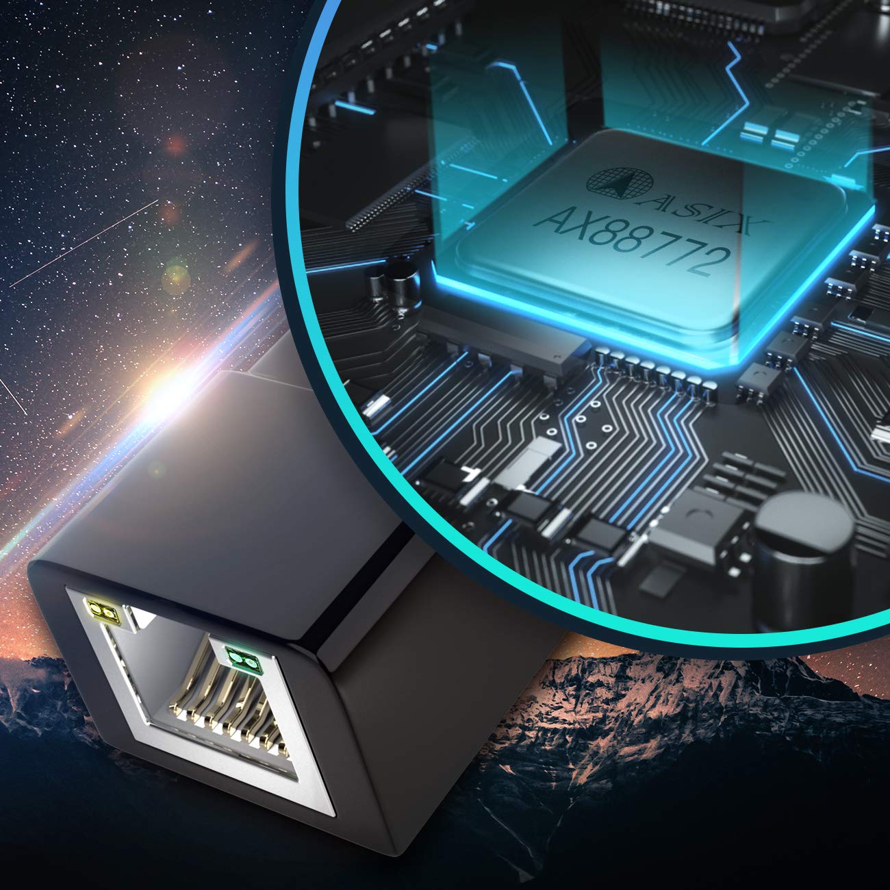 EDUP Ethernet Adapter USB 2.0 to 10/100 Network RJ45 LAN Wired Adapter for Nintendo Switch, Wii, U, MacBook, Chromebook, Windows, Mac OS, Linux