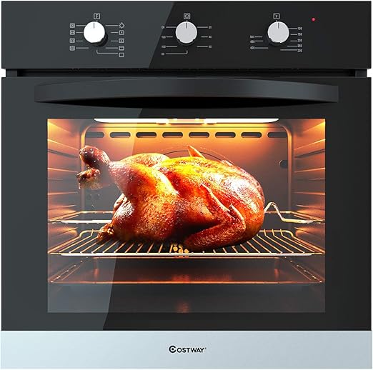 Costway Horno Electrico De Pared Individual De 24 Pulgadas