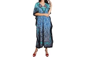 Miss Lavish London Women Kaftans Dresses, S-3XL, Regular to Plus Size