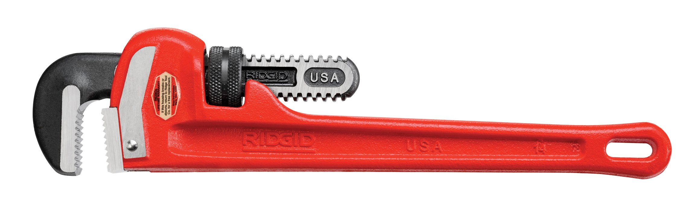 RIDGID 31020 Model 14 HeavyDuty Straight Pipe Wrench, 14inch Plumbing