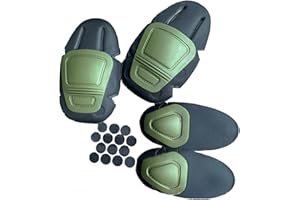 LANBAOSI Men's Tactical Military Knee and Elbow Pads Sports Protection Gear