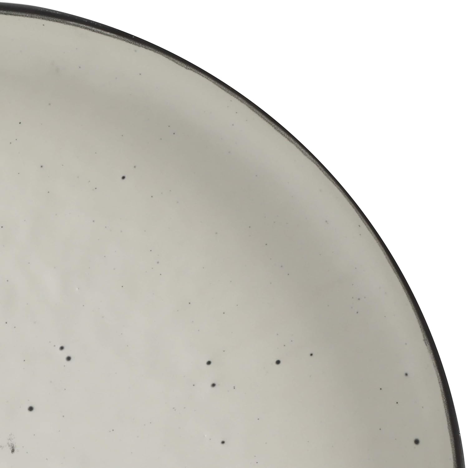  | Gibson Elite Rhinebeck 16 Piece Double Bowl Dinnerware Set, White/Black: Dinnerware Sets