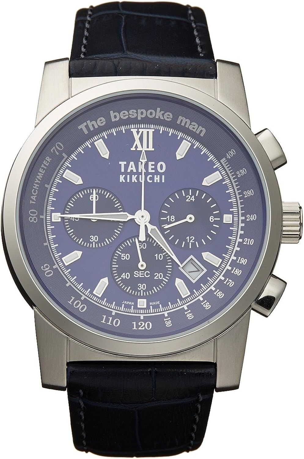 Amazon Co Jp Takeo Kikuchi Men S Watch The Bispoke Man Chronograph Navy Tkj6 Parallel Import Wrist Watches