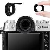 Extended X-T50 XT50 Eyecup Eyepiece, New Round Shape Soft Silicon Camera Eye Cup Viewfinder Cover Deeper Eyeshade Protector Special Designed for Fujifilm Fuji X-T50 XT50 XT-50 Camera