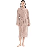 Seritaine Luxurious Womens Robe, 100% Turkish Cotton, Luxury Robe for Women, Terry Cloth Long Spa Bathrobe