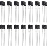 ALLECIN 20Pcs A3144 3144 Hall Effect Sensor OH3144 AH3144E 3Pins Magnetic Detector