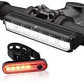 Bright Bike Light Set for Night Riding, 14000 Lumen LED Bicycle Light High Beam Low Beam, USB-C Rechargeable Bicycle Headligh