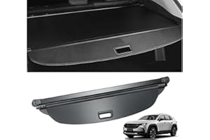 SNOWAMORE - Retractable Cargo Cover for Mazda CX-50 2023-2025, OEM Fit Rear Trunk Privacy Shield, Carbon Fiber Cloth Tonneau 