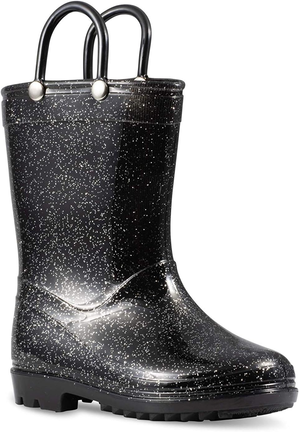 Lilly of New York Children's Glitter Rain Boots for Toddlers, Boys & Girls