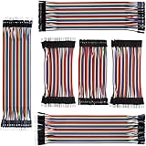 IZOKEE 240pcs 10CM and 20CM Jumper Wire Solderless Breadboard Jumper Wires Male to Female, Male to Male, Female to Female for