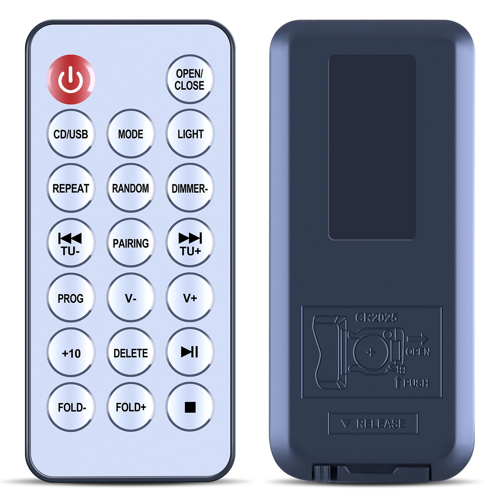 Replacement Remote Control For Akura Jukebox AJ-RD17009T