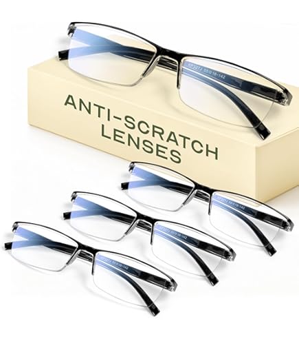 Amazon.com: JJWELL 3 Pack Mens Reading Glasses Blue Light Blocking