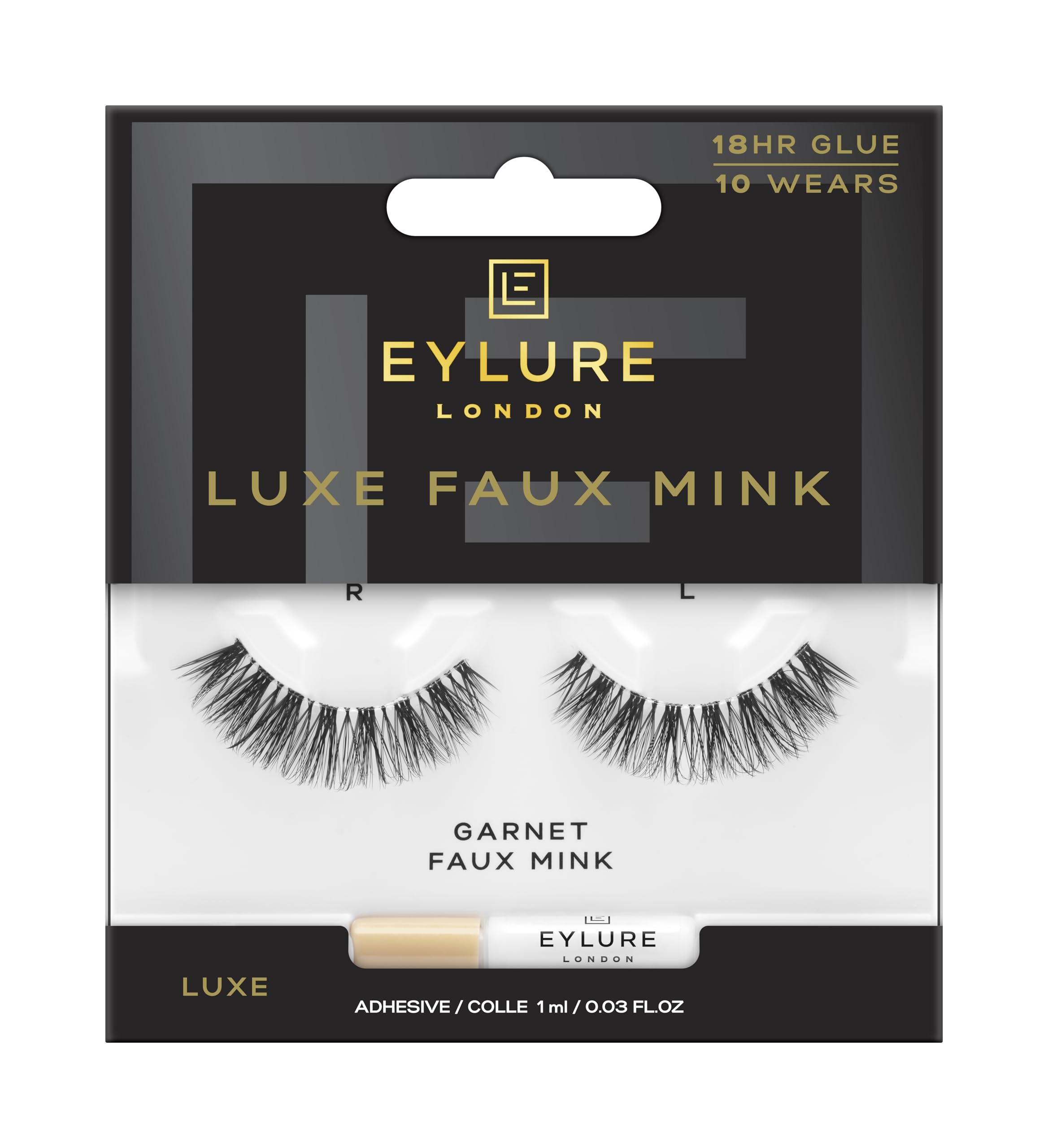 Eylure Luxe Faux Mink Garnet False Lashes — image 1