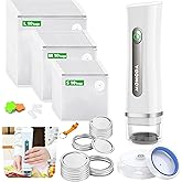 MOMODA Sous Vide Cooking Bags - Set of 30 | BPA-Free Reusable Vacuum Seal Bags with Air Valve for Joule and Anova Cookers | Freezer Safe Vacuum Food Storage Bags with Upgraded Compact Vacuum Sealer