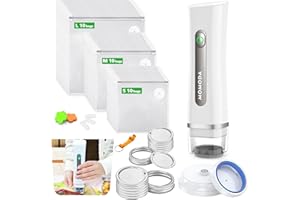 MOMODA Sous Vide Cooking Bags - Set of 30 | BPA-Free Reusable Vacuum Seal Bags with Air Valve for Joule and Anova Cookers | Freezer Safe Vacuum Food Storage Bags with Upgraded Compact Vacuum Sealer
