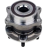 KUSATEC 512401 Rear Wheel Bearing and Hub Assembly Compatible with Scion FR-S, Subaru BRZ, Subaru Forester/Legacy/Outback/WRX, 5 Lug