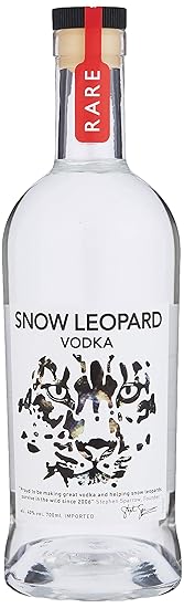 Rich body of creamy, vanilla, nut and peppery spice flavours Snow leopard drink vodka