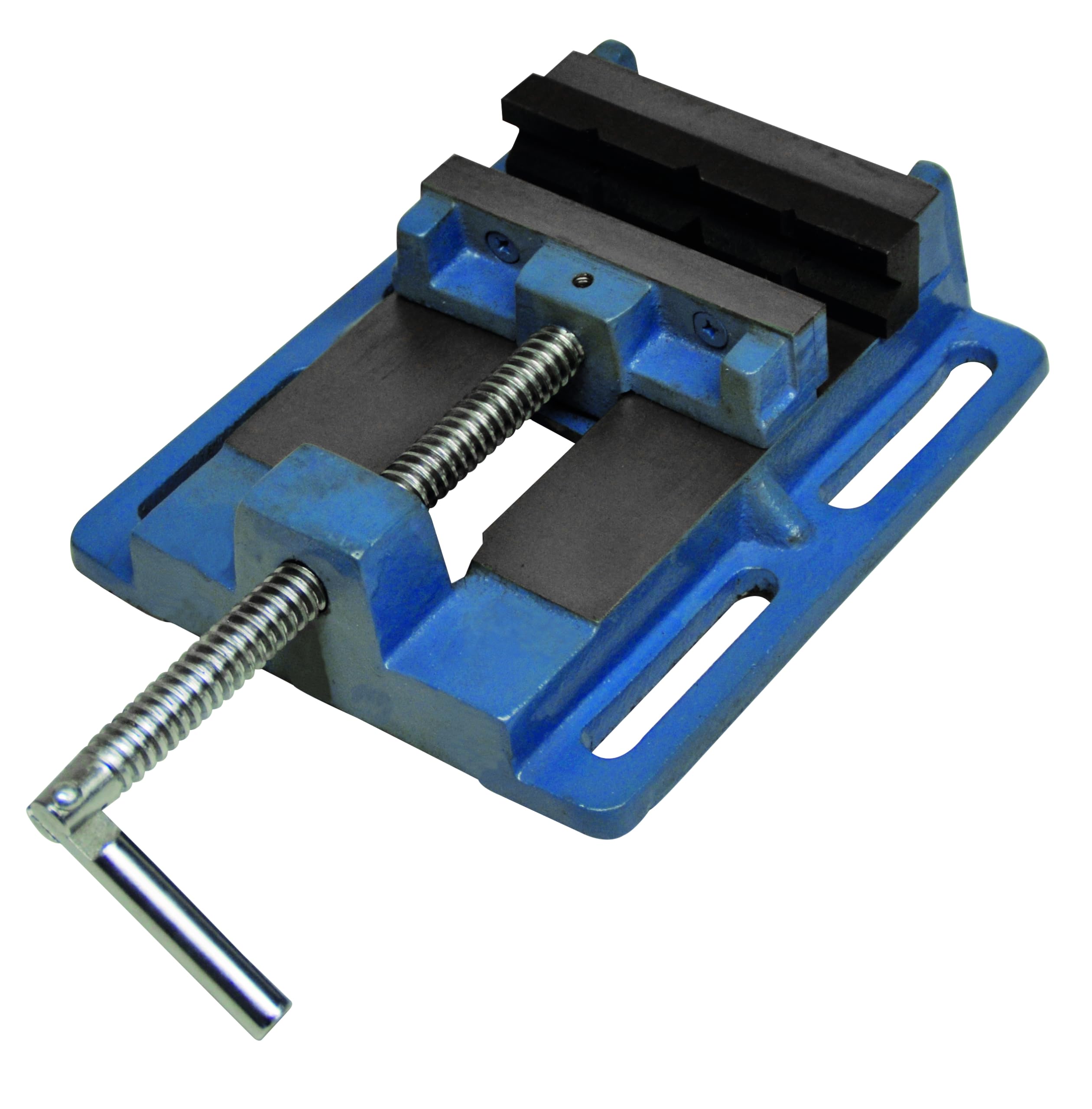 Güde 38320 Machine Vice 125 mm Wide Jaws Solid Cast Also Suitable for Round Material