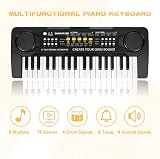 Shayson 37 Keys Kids Keyboard Piano with Microphone Pink 3 12 years view 2