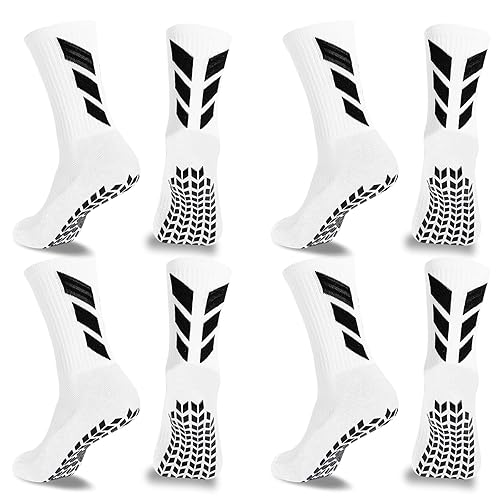 MENDENG Non-Slip Soccer Socks for Women and Men Training