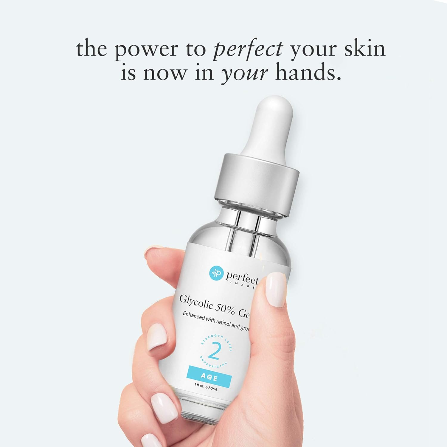 Glycolic Acid 50% Gel Peel - Enhanced with Retinol & Green Tea Extract (Professional Skin Peel)1 ounce: Beauty