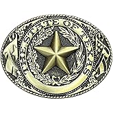 Seternaly Texas Belt Buckles Cowboy Star Belt Buckles for Men Women Boys Girls Christmas Halloween Birthday Gifts