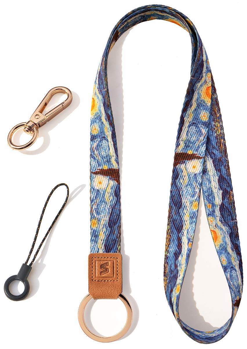 SENLLY Neck Lanyard Strap for Keys, Original Pattern Design ID Badge and Keychain Holder — image 1