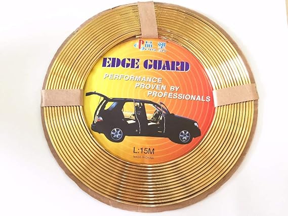 cinta adhesiva de cromo dorado para