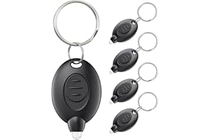Pawfly 5 Pack LED Keychain Flashlight Mini LED Keychain Light 12 Lumen Portable Ultra Bright Battery Powered Key Ring Torch f