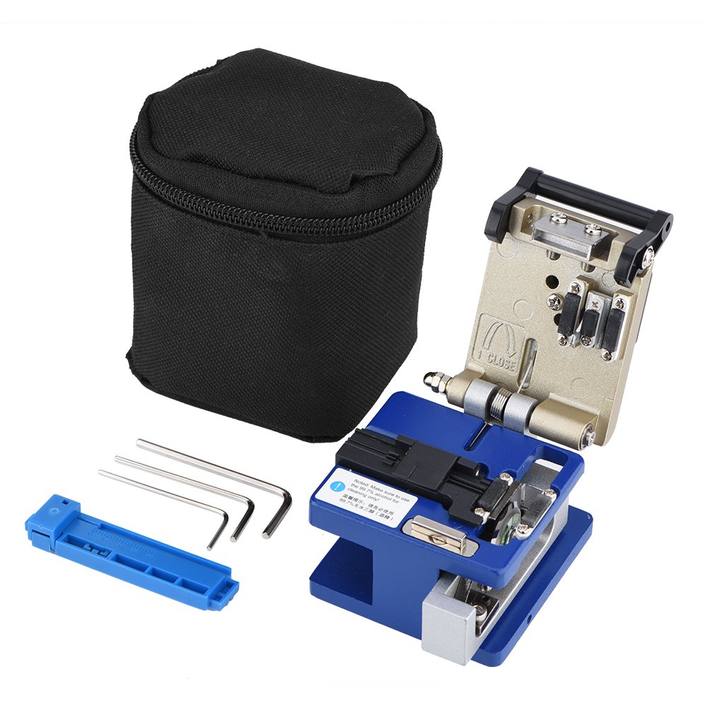 36,000 Cleaves Optic Fiber Wire Cleaver High Precision Optic Fiber Cable Stripping Cutter Tools Cleaves with Bag