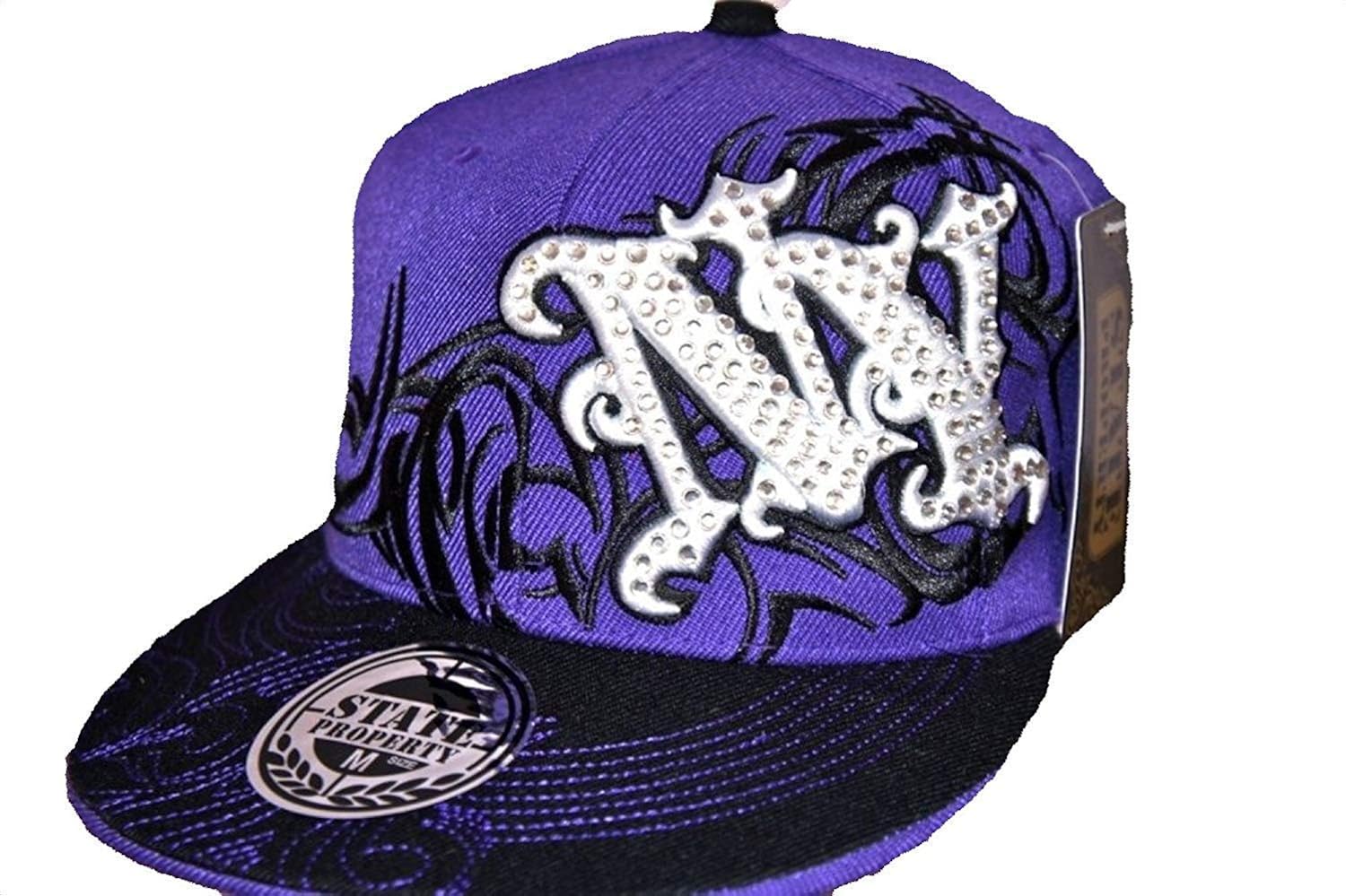 purple ny hat