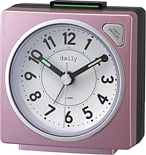 Amazon Co Jp リズム Rhythm 目覚まし時計 アナログ 小さい かわいい デイリーra27 連続秒針 ライト 付き カラフル 時計 ピンク Daily デイリー 8rea27dn13 ホーム キッチン Amazon Co Jp リズム Rhythm 目覚まし時計 アナログ 小さい かわいい デイリーra27 連続秒針 ライト 付き カラフル 時計 ピンク Daily デイリー 8rea27dn13 ホーム キッチン