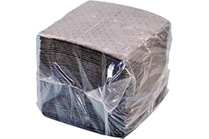 NPS Spilfyter SFG-70 Universal Sorbent Streetfyter Single Weight Dimpled Pad, 18 inches Length x 16 inches Width, Gray (Bag of 200) Pack of 4