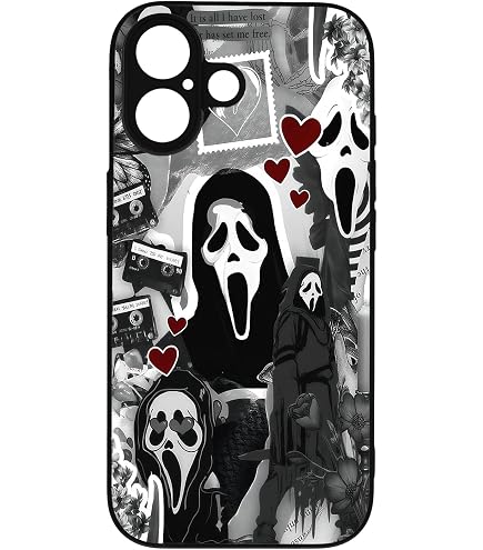 Amazon.com: MMYAJT Minimalist Cute Ghostface Phone Case Compatible with iPhone 16 15 14 13 12 11 Plus Pro Max Mini Xr Xs Max,Scream iPhone Case Shockproof Protective Funny Phone Cover Gift for Amazon.com: MMYAJT Minimalist Cute Ghostface Phone Case Compatible with iPhone 16 15 14 13 12 11 Plus Pro Max Mini Xr Xs Max,Scream iPhone Case Shockproof Protective Funny Phone Cover Gift for