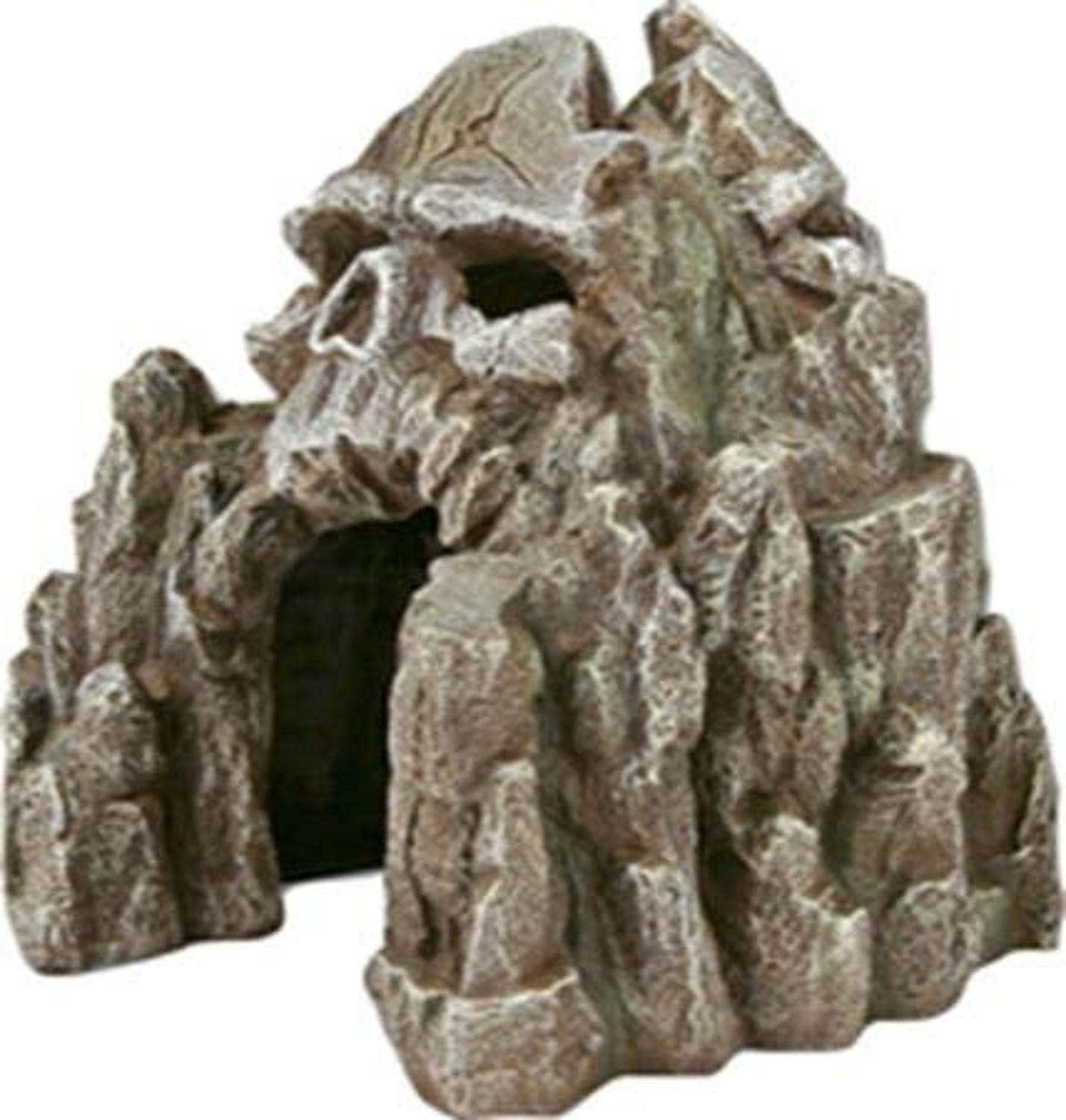 Photo 1 of Exotic Environments Skull Mountain Aquarium Ornament, Small, 5-1/2-Inch by 6-Inch by 6-Inch