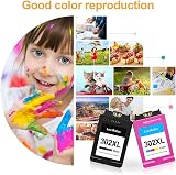 LeciRoba 302XL Ink Cartridges Black & Colour for HP DeskJet OfficeJet Envy view 6